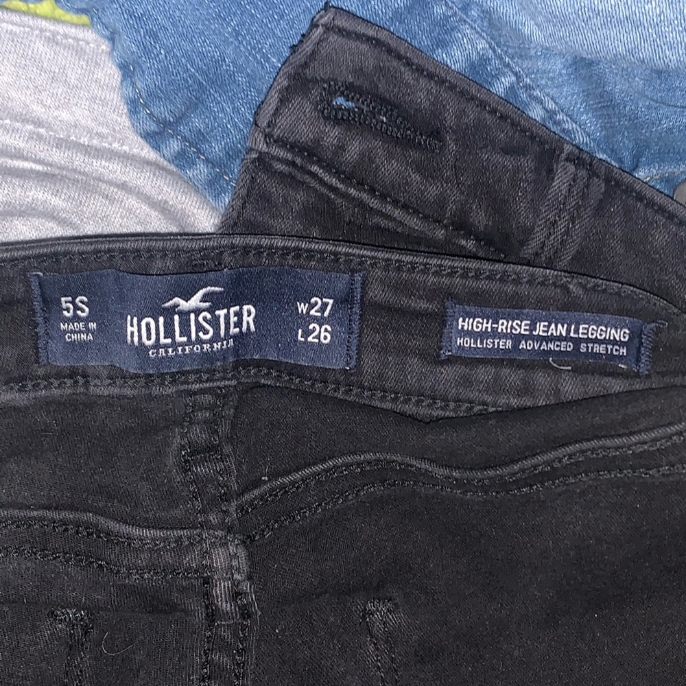 High rise skinny jean leggings